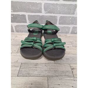 Teva Womens Lime Green Adjustable Strap Sandals Size 9